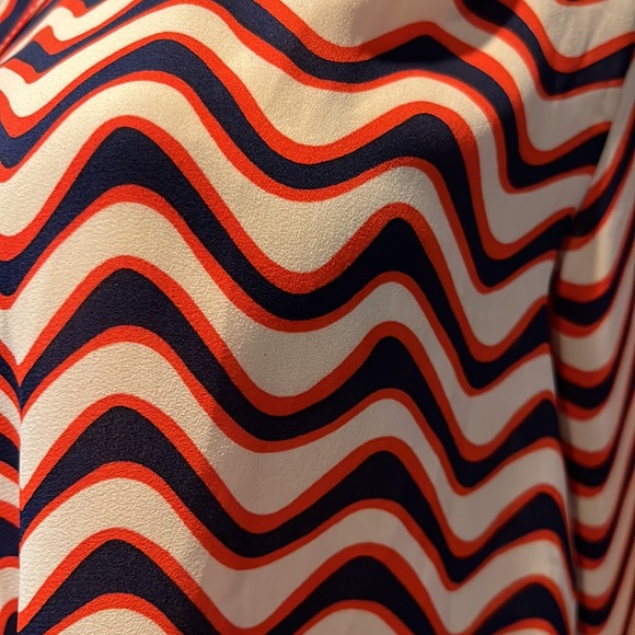 Vintage Chevron Print Blouse - Picture 2 of 4